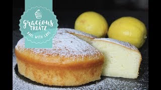 Lemon Sponge Cake Eggless [upl. by Errol862]