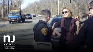 Full video Port Authority commissioner confronts police during NJ traffic stop [upl. by Zeb]