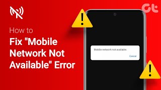 How to Fix quotMobile Network Not Availablequot Error  Mobile Network is Not Available [upl. by Akirea]