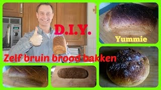 Zelf bruin brood bakken [upl. by Patrica]