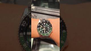 Seiko 5 Sports GMT green quotseikolex spritequot 😁 SSK035 seiko watch [upl. by Rabbi]