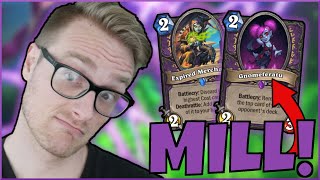 GNOMEFERATU is NUTS Now DELETE Cards with MILL Warlock  Scholomance Academy  Wild Hearthstone [upl. by Napier]