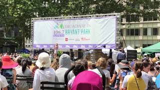 Caissie Levy sings Monster  Frozen the Musical  Broadway in Bryant Park [upl. by Coplin]