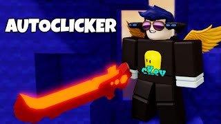 Roblox Bedwars but I cant turn off Auto Clicker [upl. by Eihcir214]