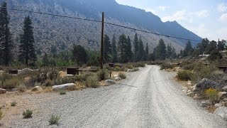 Bitterbrush Campground Inyo National Forest on Bishop Creek in Bishop California [upl. by Lowrie]