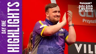 WINNING RETURN  Day One Highlights  2024 Superbet Poland Darts Masters [upl. by Nnayelhsa]