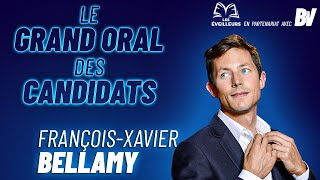 Grand Oral de FrançoisXavier Bellamy tête de liste LR [upl. by Stauder]