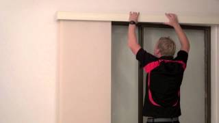 How to Install a Timber Pelmet over a Face Fit Panel Glide [upl. by Yrrab]