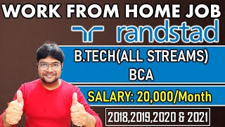 Work from Home jobs in Telugu  Randstad Work from Home job Randstad jobs Latest jobsV the Techee [upl. by Aiset]