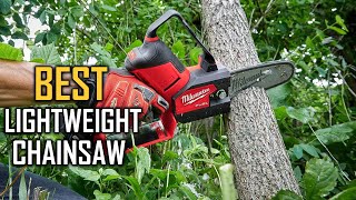 Top 5 Best Lightweight Chainsaws Review  CordlessElectricLithiumIon Brushless Chainsaws 2024 [upl. by Gapin]