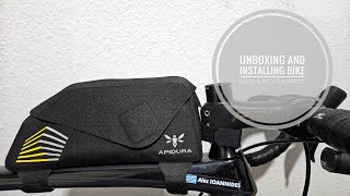 Unboxing cycling goodies and installation of Apidura frame bag [upl. by Cann404]