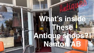 Exploring the Antique shops in Nanton Alberta [upl. by Giwdul366]