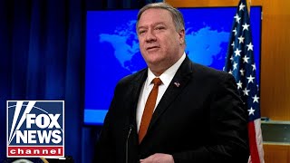 Pompeo holds press briefing at State Department [upl. by Ellon]