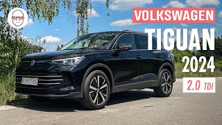 Volkswagen Tiguan 2024 20 TDI 150 Elegance test PL Pertyn Ględzi [upl. by Griseldis753]