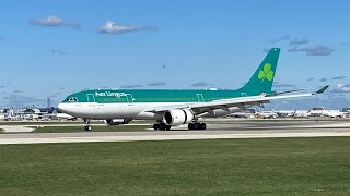 Aer Lingus A330 Landing at Chicago ORD [upl. by Anner]