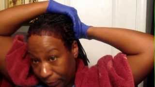 Dying My Gray Hair With Box Braids [upl. by Edahsalof]