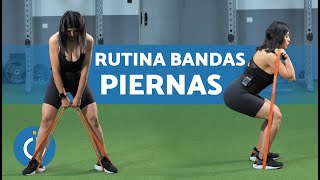 3 EJERCICIOS con BANDAS ELÁSTICAS PIERNAS 🦿 Ejercicios para Muslos con Bandas Elásticas [upl. by Arlo]