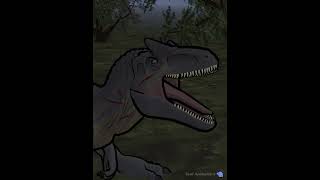 Allosaurus vs Carnotaurus  Animation Part 26 shorts [upl. by Quintessa]