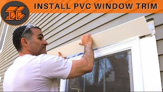 Replace Your Rotted Wood Window Trim with PVC Vinyl Trim Boards [upl. by Potash601]