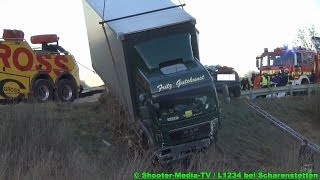 E  PKW CONTRA LKW  Tödlicher Unfall  FEUERWEHR SICHERT LKW  Dornstadt  Merklingen  Ulm [upl. by Deny]