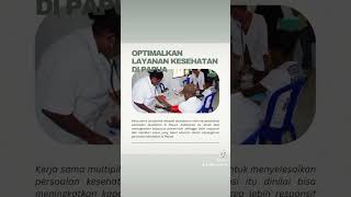 Pemerintah Meningkatkan Kesehatan Masyarakat Papua [upl. by Nelag968]