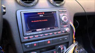 Audi RNSE LED 2011  Bluetooth  MDI [upl. by Estevan904]