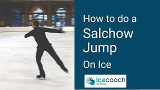 Ice Skating Tutorial  How to do a Salchow Jump On Ice [upl. by Thurman]