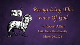 Recognizing The Voice Of God [upl. by Morvin]