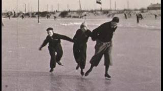 Schaatsbaan Thialf in Arnhem circa 19301940 [upl. by Notsur]