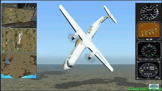 Aero Carribean Flight 883 Crash Animation [upl. by Akcimat484]