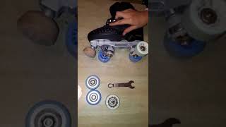 VIDEO TUTORIAL CAMBIO DE RUEDAS EN PATINES DE 4 RUEDAS [upl. by Siddra]