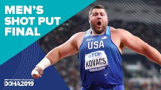 Mens Shot Put Final  World Athletics Championships Doha 2019 [upl. by Dorothi]