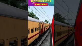 LHB Overtake Running ICF Train ytshorts youtubeshorts [upl. by Dnar]