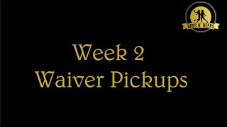 Dobbins and Likely are MUST adds  Week 2 Waiver Pickups  Bros N Beers [upl. by Rattan]