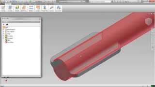 Drill Bit Video Tutorial Autodesk Inventor 2012 [upl. by Irdua24]