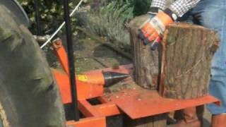 HyCrack Log Splitter in action [upl. by Ecyoj411]