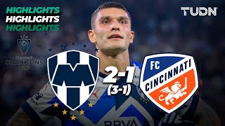 HIGHLIGHTS  Monterrey 2 31 1 Cincinnati  CONCACHAMPIONS 2024  TUDN [upl. by Sproul]