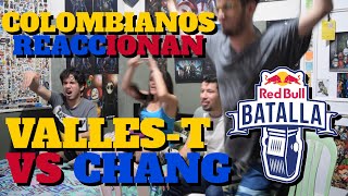 La POLEMICA de la NACIONAL  COLOMBIANOS REACCIONAN a VALLES T vs CHANG RED BULL COLOMBIA 2022 🔴 [upl. by Airtemed]