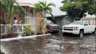 Hialeah neighborhood already dealing with major flooding [upl. by How631]