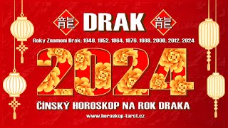 Čínský Horoskop 2024 Drak  Láska Zdraví a Feng Shui pro Čínské Znamení Drak na Rok Draka 2024 🐉 [upl. by Eiramit453]