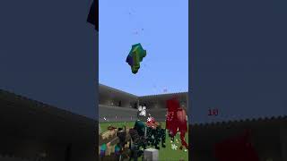 WARDEN ARMY vs ZOMBIE and SKELETON ARMY  Minecraft Mob Battle [upl. by Haiel699]