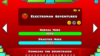 Geometry Dash – “Electroman Adventures” 100 Complete [upl. by Hauhsoj]