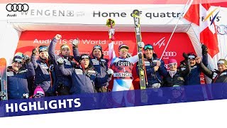 Muffat Jeandet Feuz Hirscher take top honours in Wengen  Photo recap [upl. by Philbert]