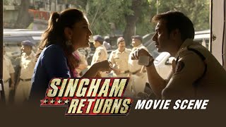 Ajay Devgn Threatens Murali Sharma  Singham  Movie Scene [upl. by Brosy883]