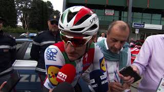 Elia Viviani  Postrace interview  Stage 10  Giro dItalia  Tour of Italy 2019 [upl. by Friedland]