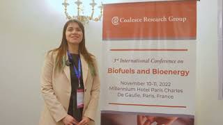 Nazenin Gure  Biofuels 2023  Coalesce Research Group  USA [upl. by Hadias]