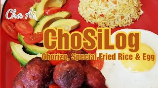 ChoSiLog  Chorizo Special Sinangag at Itlog [upl. by Aleusnoc869]