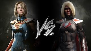 Injustice 2  Supergirl Vs Overgirl VERY HARD [upl. by Norreg]