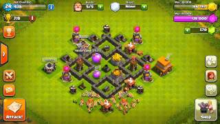 Clash of Clans  Best Town Hall 4 Defense Base Design [upl. by Ahsaeit948]