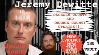 FAKE COP Jeremy Dewitte UPDATES NEW TRIAL DATES updated sound [upl. by Enelia13]